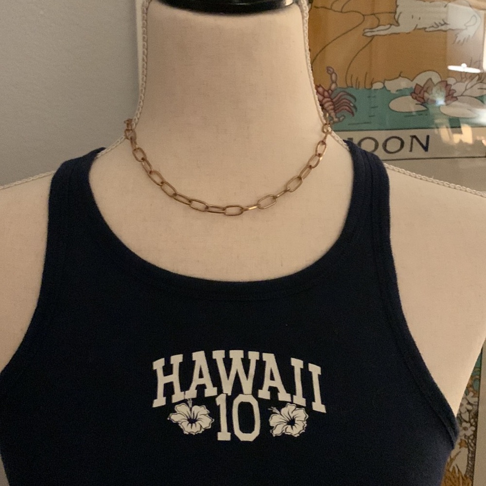 Rustic Gold Necklace - Picture 2 of 3